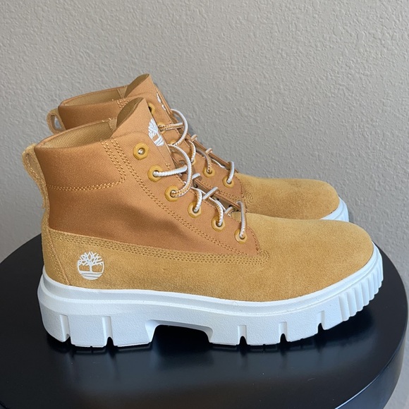 Timberland Greyfield Lug Boots in Wheat - Picture 2 of 11